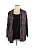 JM Collection Purple Cardigan Size 2X - photo 1