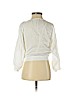 Babaton 100% Polyester White Long Sleeve Blouse Size XXS - photo 2