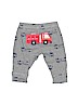 Carter's 100% Cotton Print Gray Casual Pants 0-3 MO / 3 MO - photo 2