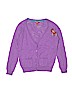 Arizona Jean Company 100% Cotton Solid Purple Cardigan Size 14 - 16 - photo 1