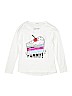 Zara 100% Cotton White Long Sleeve T-Shirt Size 10 - photo 1