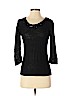 Barbara Bui Tricot 100% Tussah Silk Black Silk Pullover Sweater Size XS - photo 1
