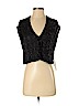 alice + olivia by stacey bendet 100% Silk Black Short Sleeve Silk Top Size XS - photo 1