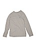 Nautica Solid Gray Long Sleeve T-Shirt Size 14 - 16 - photo 1