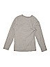 Nautica Solid Gray Long Sleeve T-Shirt Size 14 - 16 - photo 2