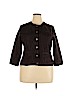 Ruby Rd. 100% Polyester Brown Jacket Size 18 - photo 1