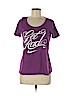 Nike 100% Cotton Purple Short Sleeve T-Shirt Size L - photo 1