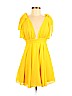 Forever 21 100% Polyester Yellow Cocktail Dress Size M - photo 1