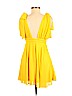 Forever 21 100% Polyester Yellow Cocktail Dress Size M - photo 2