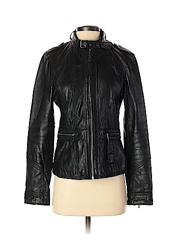 MICHAEL Michael Kors Leather Jacket (view 1)