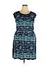 Sonoma Goods for Life Blue Casual Dress Size XL - photo 1