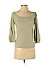 Ann Taylor LOFT Green 3/4 Sleeve Top Size S (petite) - photo 1