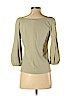 Ann Taylor LOFT Green 3/4 Sleeve Top Size S (petite) - photo 2