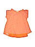 Copper Key Lace Orange Short Sleeve Blouse Size M (youth) - photo 1