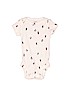 Carter's 100% Cotton Print White Short Sleeve Onesie Size Newborn - photo 1