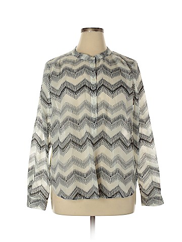 J. Crew Factory Store Long Sleeve Blouse (view 1)