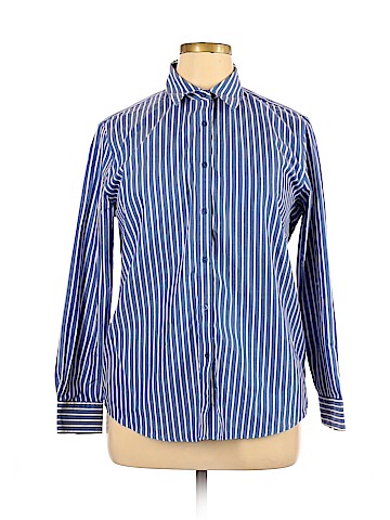 Jones Studio Long Sleeve Button-Down Shirt (view 1)