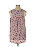 Halogen 100% Polyester Gray Sleeveless Blouse Size XL - photo 2