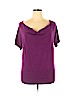 Lane Bryant Purple Short Sleeve Top Size 14 - 16 Plus - photo 1