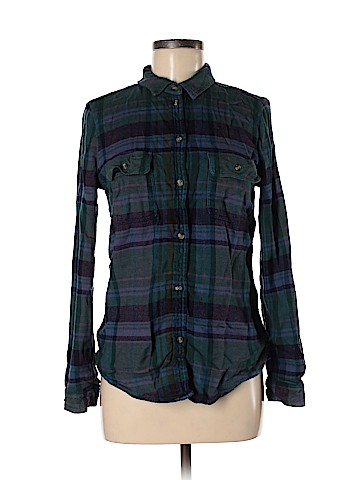 American Eagle Outfitters Long Sleeve Button-Down Shirt (view 1)