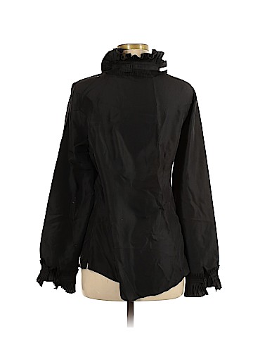 Soft Surroundings Long Sleeve Silk Top (view 2)