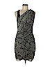 Aqua 100% Cotton Black Cocktail Dress Size M - photo 1