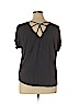 Papermoon Gray Short Sleeve Top Size XL - photo 2