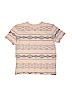 Gap Kids 100% Cotton Print Tan Short Sleeve T-Shirt Size 8 - photo 1