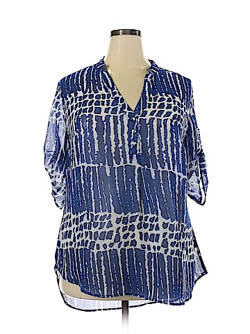 Unique Spectrum 3/4 Sleeve Blouse (view 1)