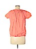 St. John's Bay 100% Cotton Pink Short Sleeve Top Size L (petite) - photo 2