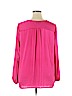 Lane Bryant 100% Polyester Pink Long Sleeve Blouse Size 14 - 16 Plus - photo 2