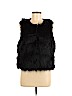 Mossimo Black Faux Fur Vest Size M - photo 1