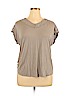 Apt. 9 Gray Short Sleeve Top Size XL - photo 1