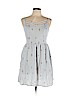 SO 100% Rayon White Casual Dress Size L - photo 1