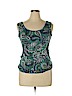Jillian - Nicole Green Sleeveless Blouse Size XL - photo 1