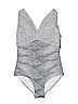 Merona Blue One Piece Swimsuit Size L - photo 1