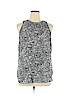 Who What Wear 100% Polyester Black Sleeveless Blouse Size XL - photo 1