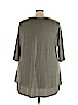 Lane Bryant Green 3/4 Sleeve Top Size 22 - 24 Plus - photo 2