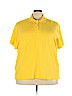 Just For Women Yellow Short Sleeve Polo Size 3X - photo 1