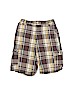 Gymboree 100% Cotton Plaid Brown Cargo Shorts Size 7 - photo 1