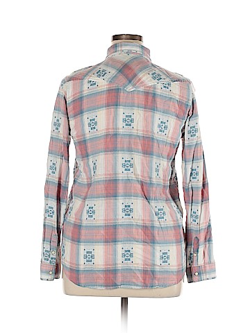 American Eagle Outfitters Long Sleeve Button-Down Shirt (view 2)