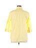 Chico's 100% Cotton Yellow Long Sleeve Button-Down Shirt Size XL (3) - photo 2