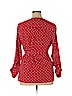 Notations Red Long Sleeve Blouse Size 1X - photo 2