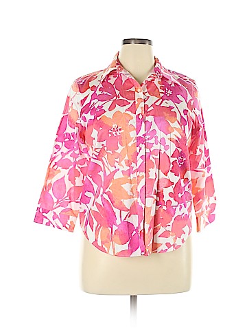 Lauren by Ralph Lauren Long Sleeve Button-Down Shirt (view 1)