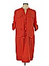 MICHAEL Michael Kors 100% Polyester Orange Casual Dress Size L - photo 1