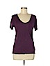 Club Monaco 100% Modal Purple Short Sleeve T-Shirt Size M - photo 1
