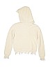 Forever 21 100% Cotton Ivory Pullover Hoodie Size 11 - 12 - photo 2