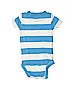 Carter's 100% Cotton Blue Short Sleeve Onesie 3-6 MO / 6 MO - photo 2