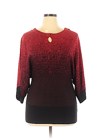 NY Collection 3/4 Sleeve Top (view 1)