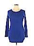 AB Studio Blue Casual Dress Size XL - photo 1